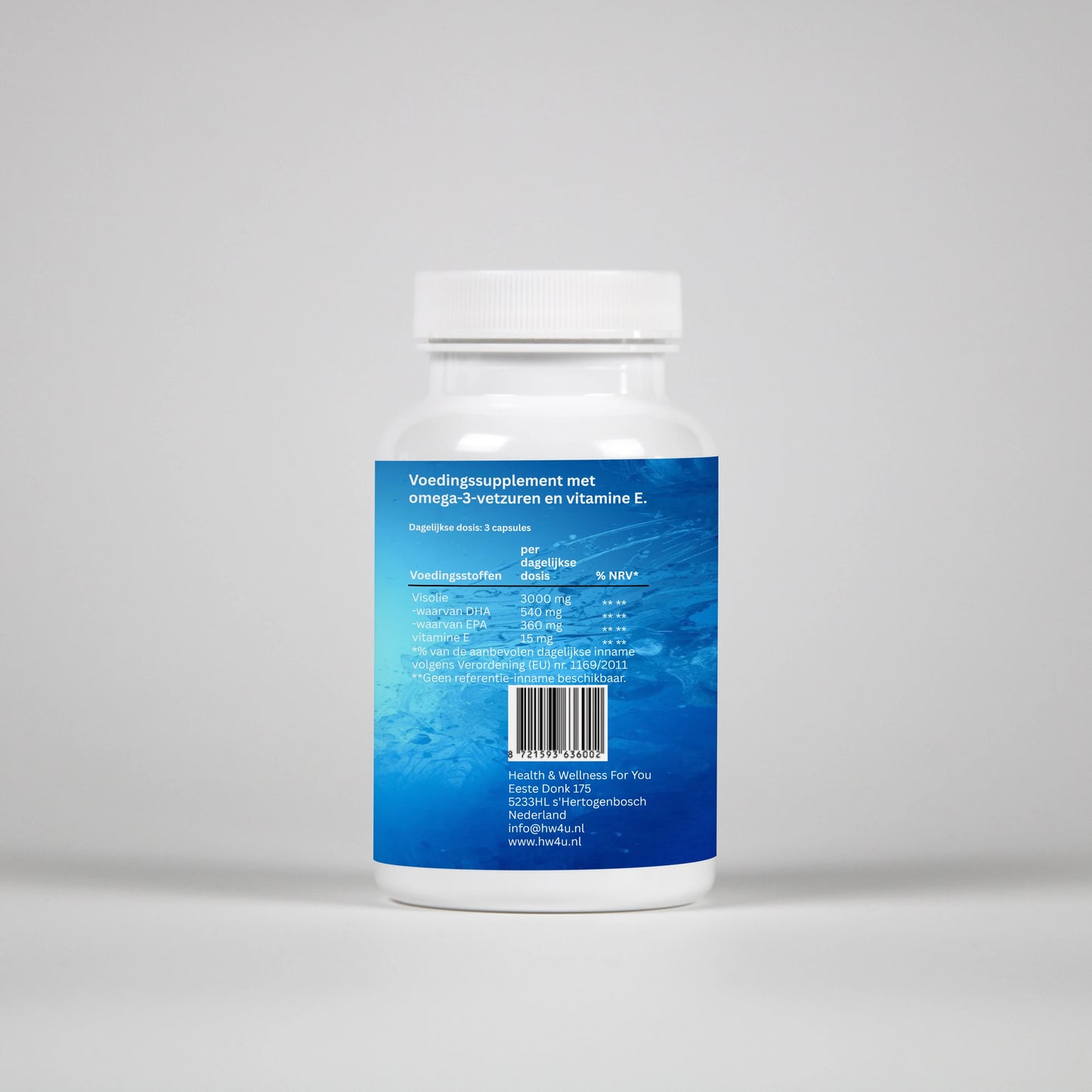 Omega-3 + Vitamin E – 90 Capsules