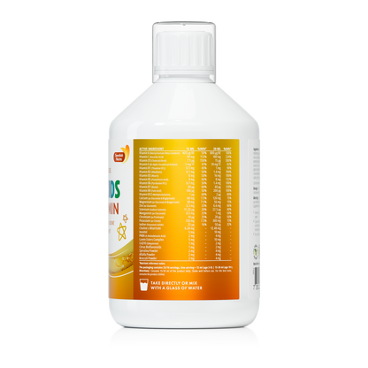 Swedish Nutra Super Kids Multivitamin voor kinderen zonder gluten of lactose-Energiebooster voor kinderen