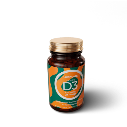 Orangefit Vitamine D3 - 90 capsules - Vegan Vitamine D - Supplementen - Voor Immuunsysteem, Botten & Tanden