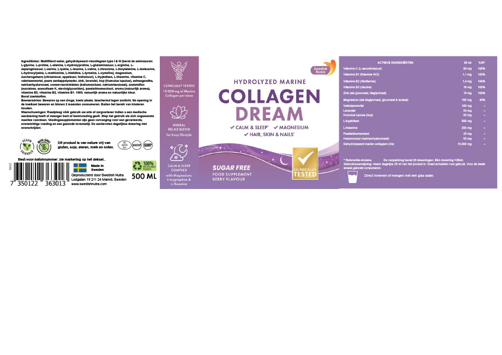 Swedish Nutra Collagen Dream