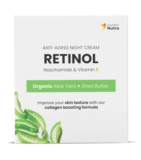 Swedish Nutra Anti-Aging Retinol Nachtcrème – 50 ml