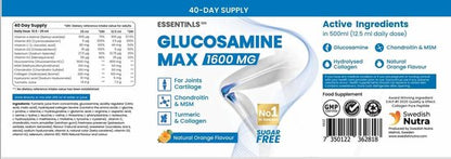 Swedish Nutra Essential Glucosamine MAX met collageen en MSM