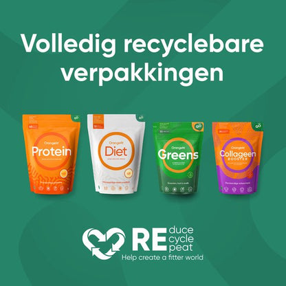 Orangefit Proteine Poeder - Vegan Proteine Shake - 750g (29 shakes) - Eiwitshake Chocolade - Lactosevrije Eiwitpoeder