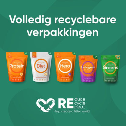 Orangefit Diet Vegan Afslankshake - Maaltijdvervanger / Maaltijdshake - Afvallen & Diëten - 850g (13 shakes) - Chocolade - Nr 1 Consumentenbond