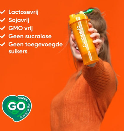 Orangefit Diet Vegan Afslankshake - Maaltijdvervanger / Maaltijdshake - Afvallen & Diëten - 850g (13 shakes) - Bosbes - Nr 1 Consumentenbond