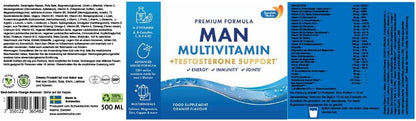 Swedish Nutra - Men Multivitamin Testo Support