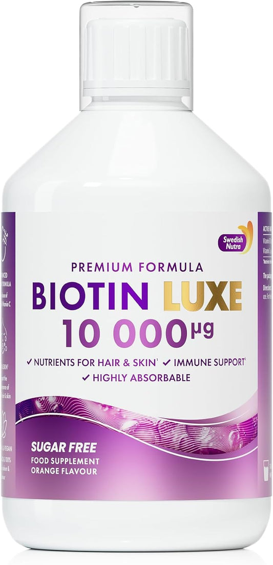 Swedish Nutra Biotin 10 000 Luxe