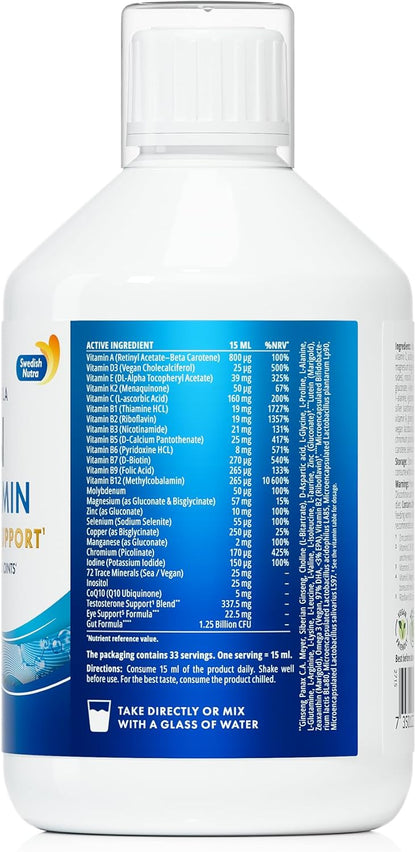Swedish Nutra - Men Multivitamin Testo Support