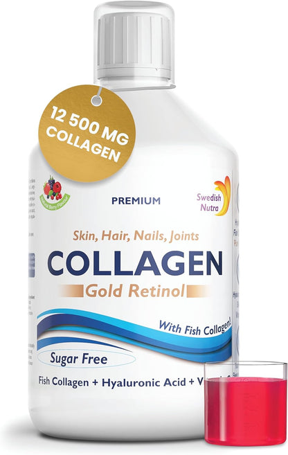 Swedish Nutra Collagen Gold Retinol suiker vrij