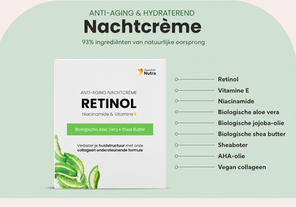 Swedish Nutra Anti-Aging Retinol Nachtcrème – 50 ml