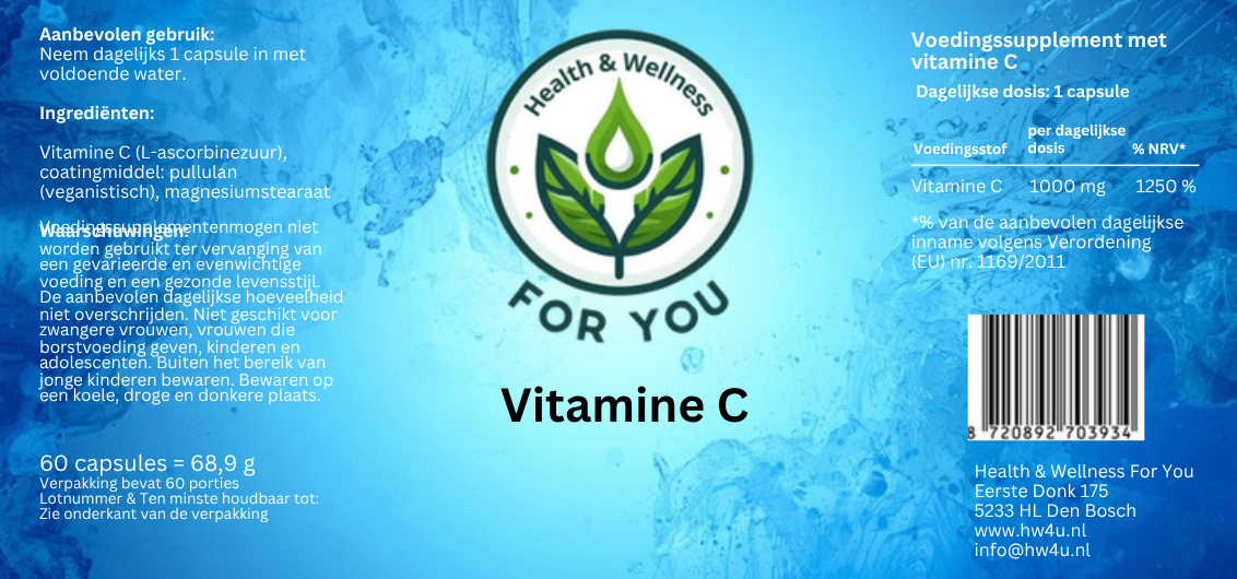 Vitamin C – 60 Capsules