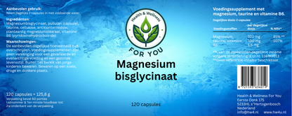 Magnesium Bisglycinate - 120 Capsules