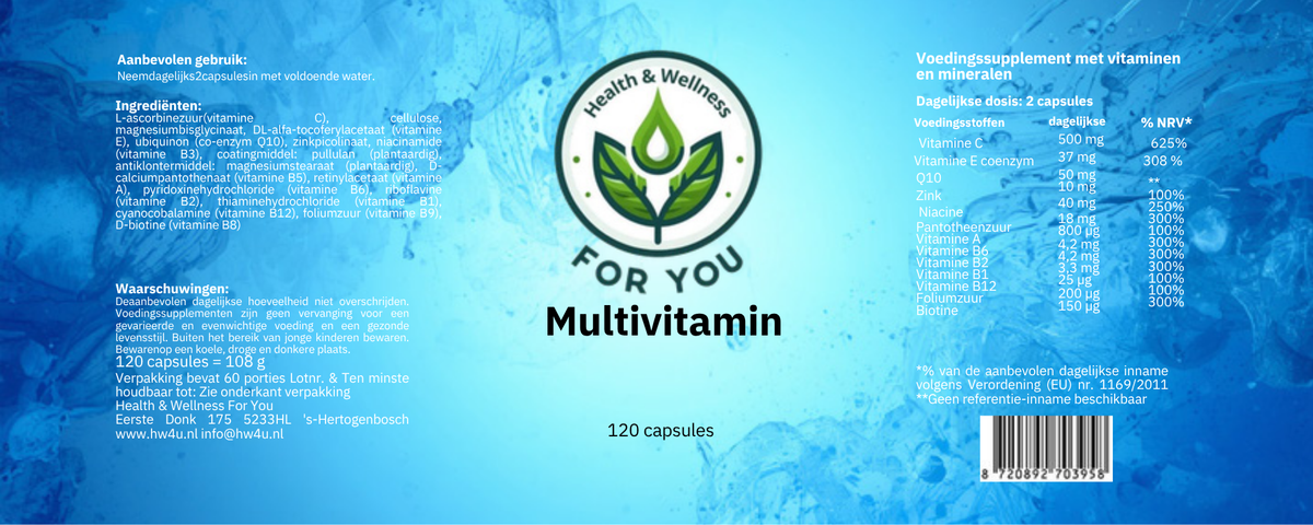 Multivitamin - 120 Capsules