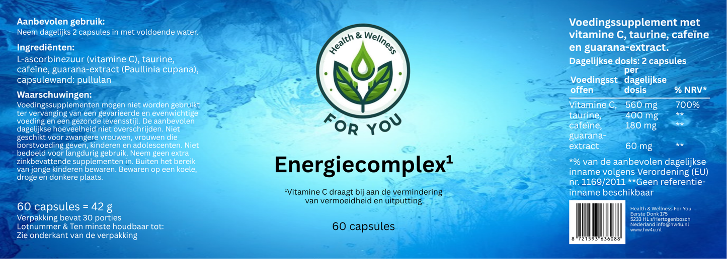 Energy Complex - 60 Capsules