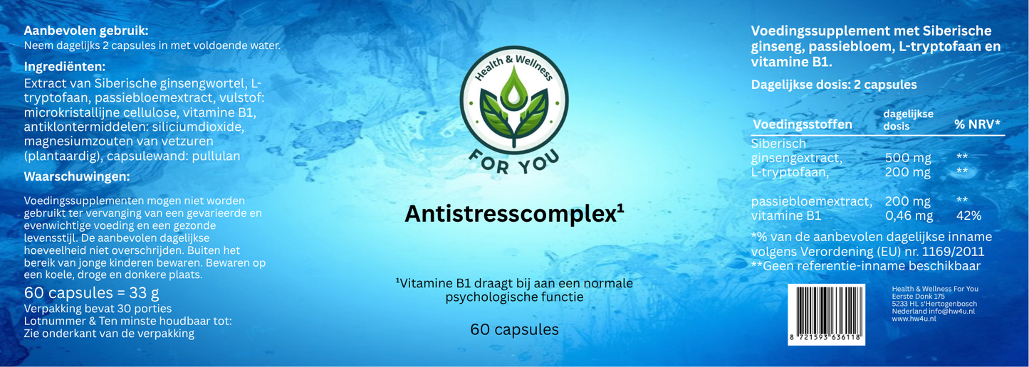 Anti-Stress Complex - 60 Capsules