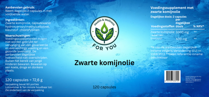 Black Seed Oil - 120 Capsules