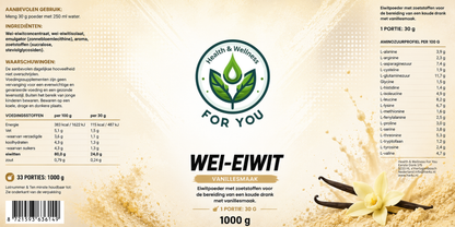 Whey Protein Vanilla - 1000g