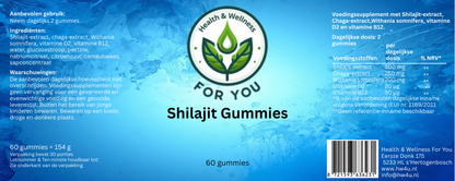 Shilajit Gummies – 60 Gummies