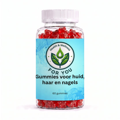 Health & Wellnes For You Gummies Haar, Huid en Nagels 60 stuks
