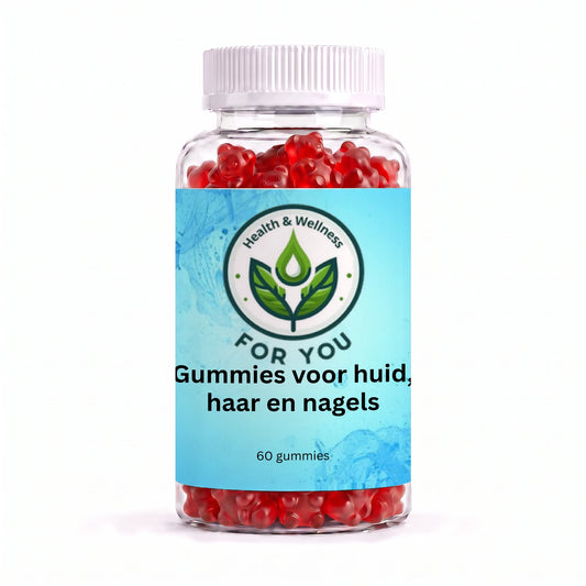 Health & Wellnes For You Gummies Haar, Huid en Nagels 60 stuks