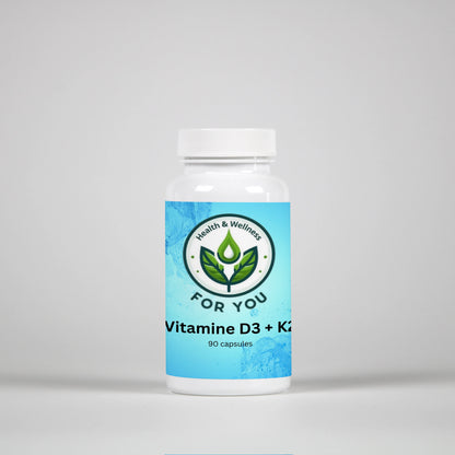Vitamin D3 + K2 – 90 Capsules