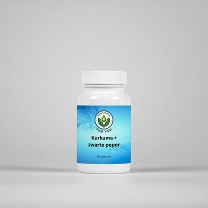 Turmeric + Black Pepper - 60 Capsules