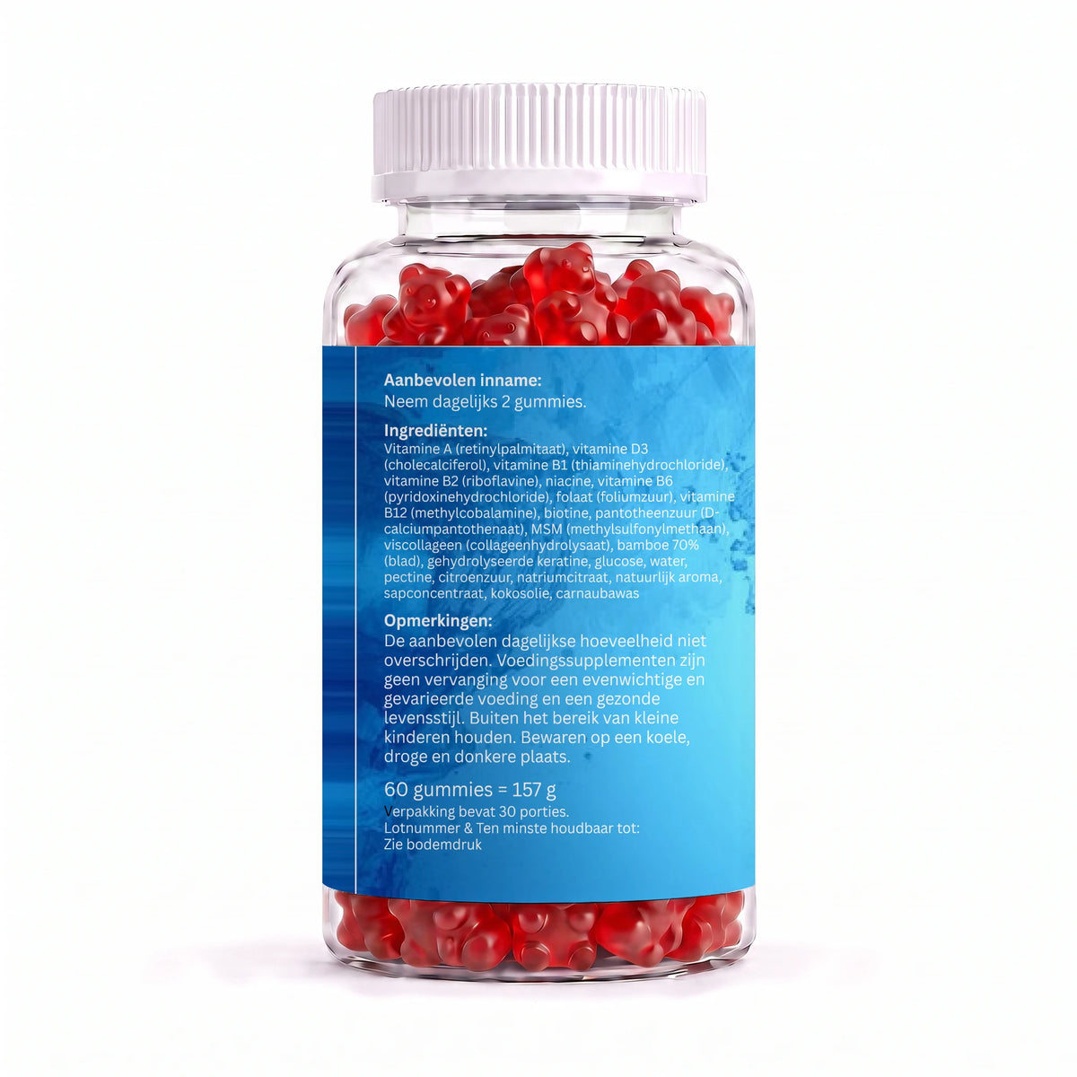 Health & Wellnes For You Gummies Haar, Huid en Nagels 60 stuks