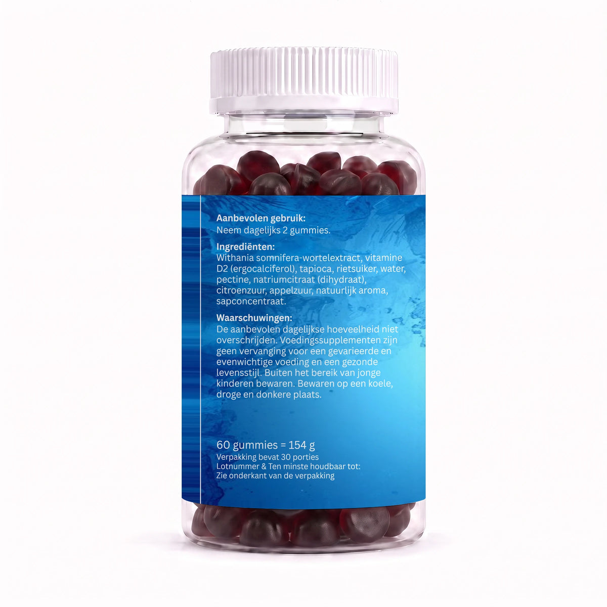 Health & Wellness For You Withania somnifera + Vitamin D2 Gummies – 60 Gummies
