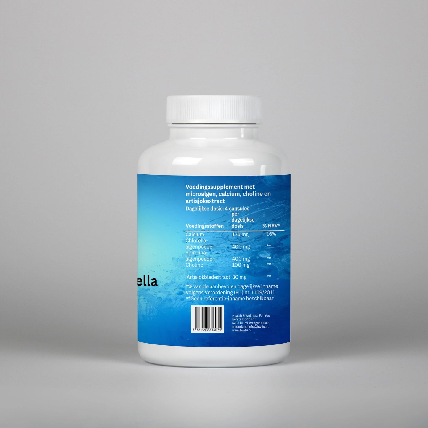 Spirulina + Chlorella - 120 Capsules