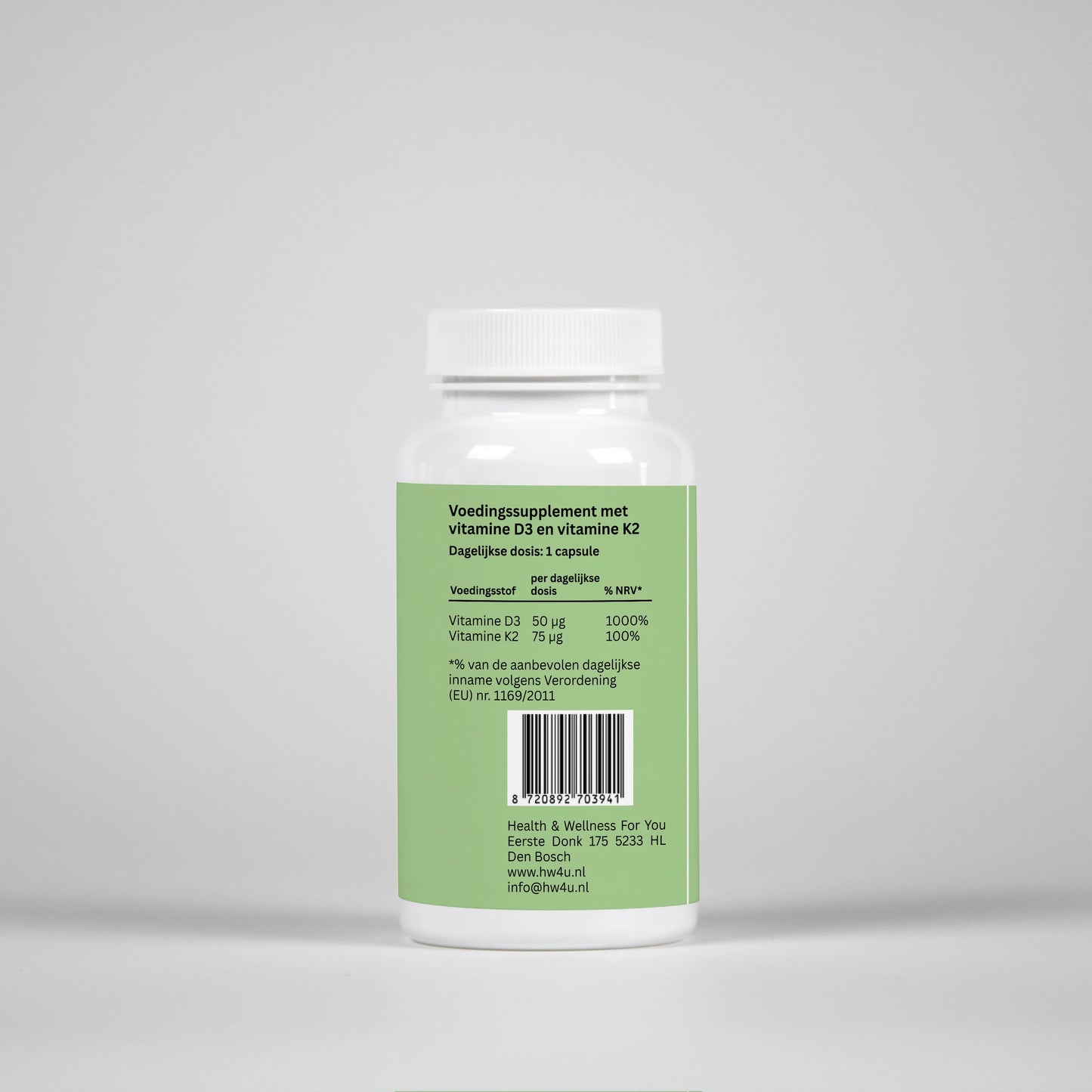 Vitamin D3 + K2 – 90 Capsules