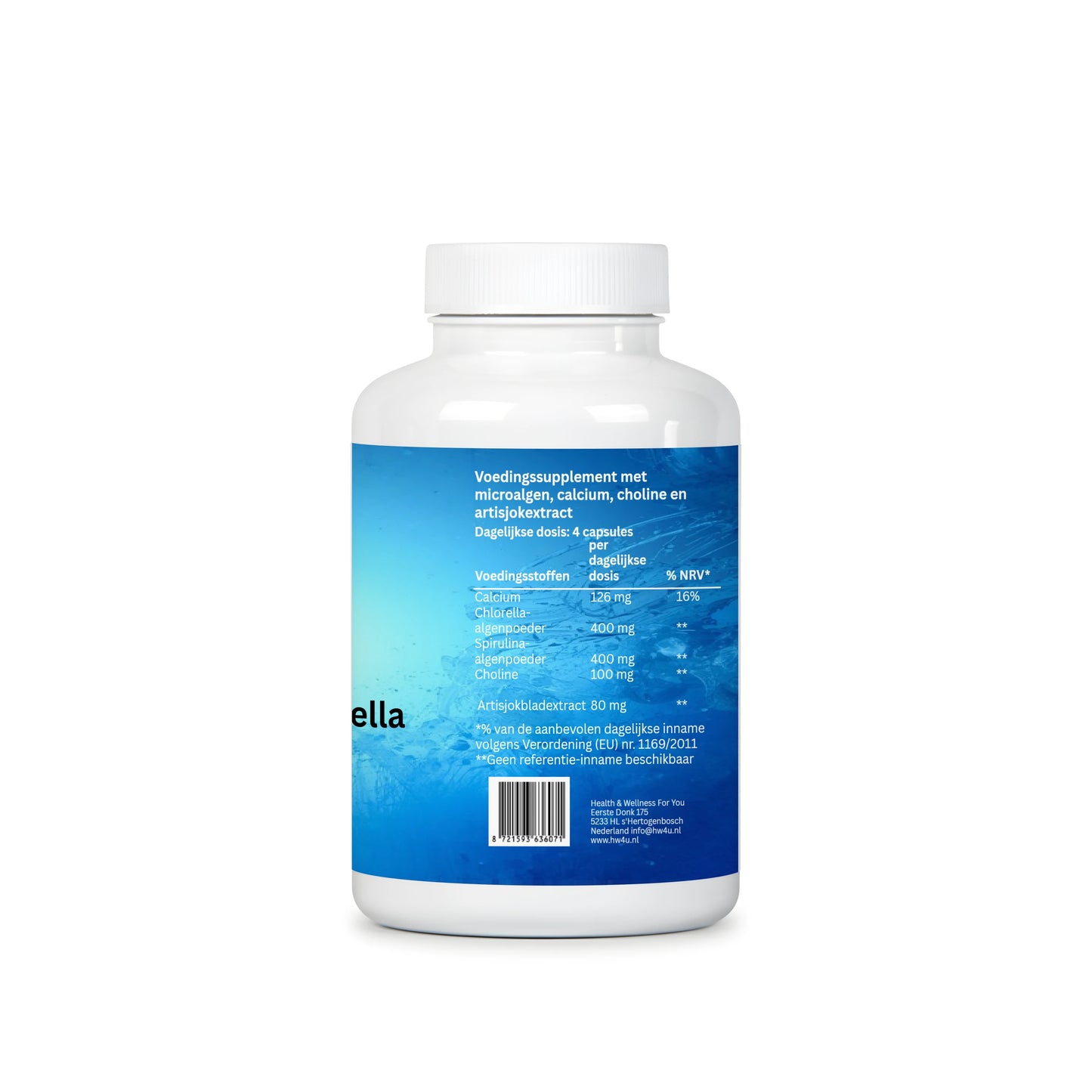 Spirulina + Chlorella - 120 Capsules