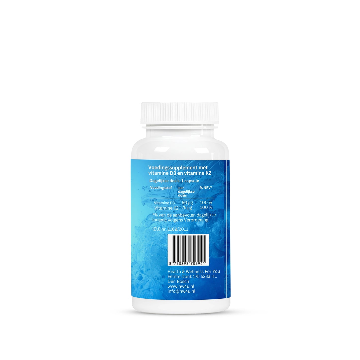 Vitamin D3 + K2 – 90 Capsules