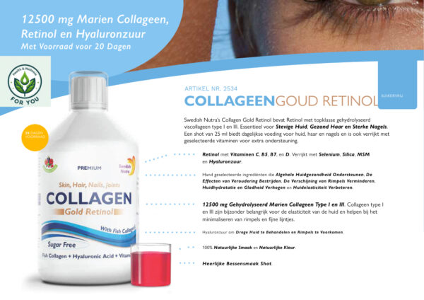 Swedish Nature Collagen Gold Retinol - Afbeelding 5