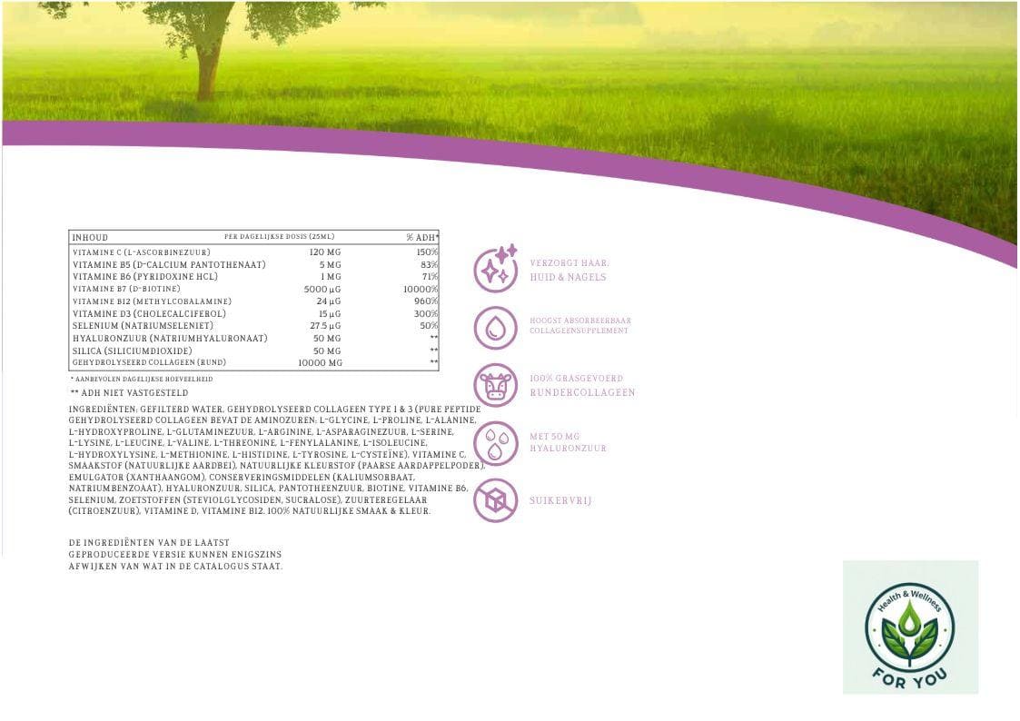 Swedish Nutra’s Collagen 10000 Bovine suikervrij 2.2 - Afbeelding 5