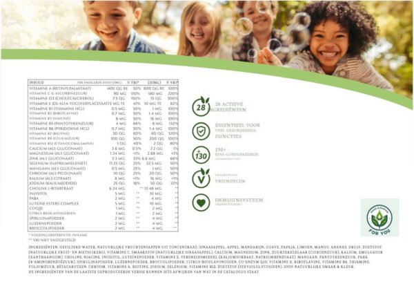 Swedish Nutra Super Kids Multivitamin - Afbeelding 6