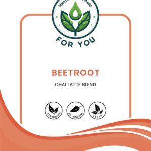 Health & Wellness For You Biologische Bieten Chai Latte