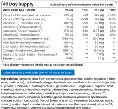 Swedish Nutra essential Glucosamine MAX - Afbeelding 2