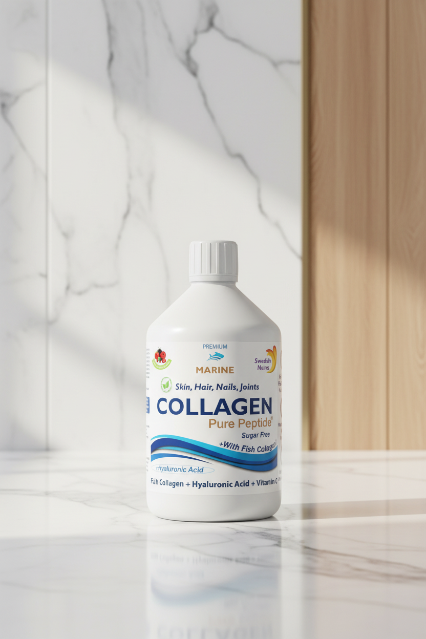 Swedish Nutra Collagen marine 5000 mg Suiker vrij