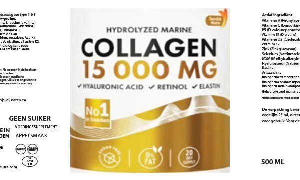 Swedish Nutra Marine Collagen 15.000 mg
