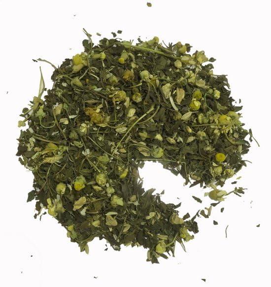 Health & Wellness For You Belly Balance Losse Bladeren Thee, Groene Munt Smaak, Biologisch, Cafeïnevrij, 90g - Afbeelding 4